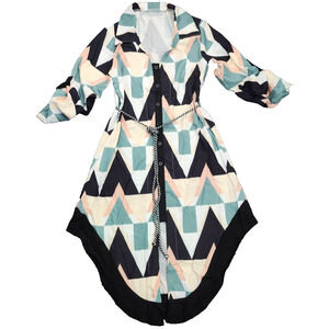 Flowy Dress Summer Style Print Casual Cocktail Dresses Large